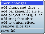 Slice Menu